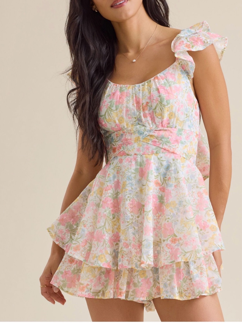 Altar'd State Molly Double Layer Romper